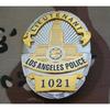 Los Angeles/LAPD Metal Badge, Pure Copper