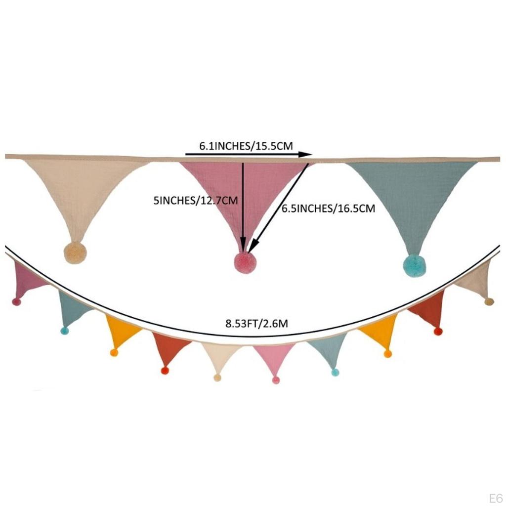 Ткань Баннер Вымпел Флаг Красочные Украшения Праздничные Принадлежности Фотобудка Реквизит Знаки