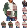 Men's Christmas Print Faux Sweater, Crewneck Sweatshirt, Loose Long-sleeved Top