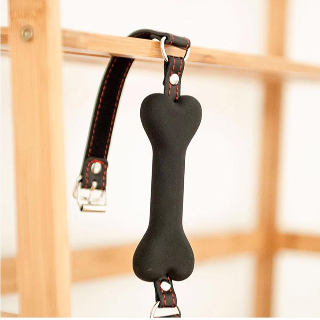 BDSM Секс-бандаж Рот Игрушки для взрослых Силиконовый Кляп-шарик в виде собачьей кости Кляп-шарик с открытым ртом BDSM Бондаж Секс-продукты СМ Секс-игрушки для женщин