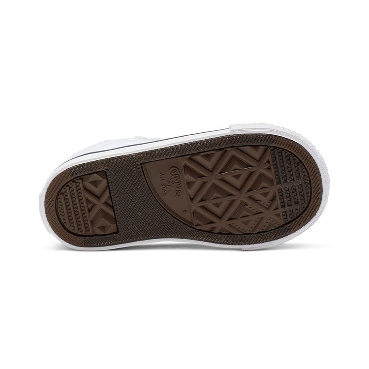 Converse Chuck Taylor All Star Canvas Удобные Повседневные Высокие Кроссовки для Ходьбы для Малышей Стандартные-Белые 7J253C