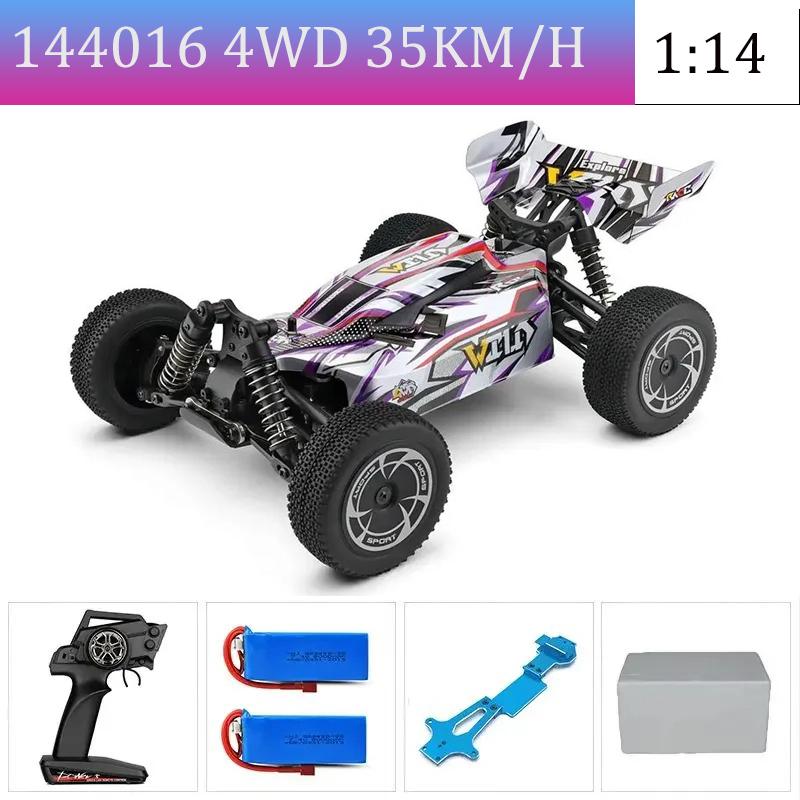 WLtoys144010 4WD Модель с максимальной скоростью 75 км/ч 1:Высокоскоростная радиоуправляемая внедорожная дрифт-гоночная машина 14-го масштаба для мальчика