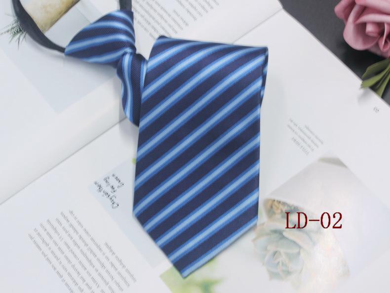 Мужской деловой галстук-молния, 8 см, в красную и черную полоску