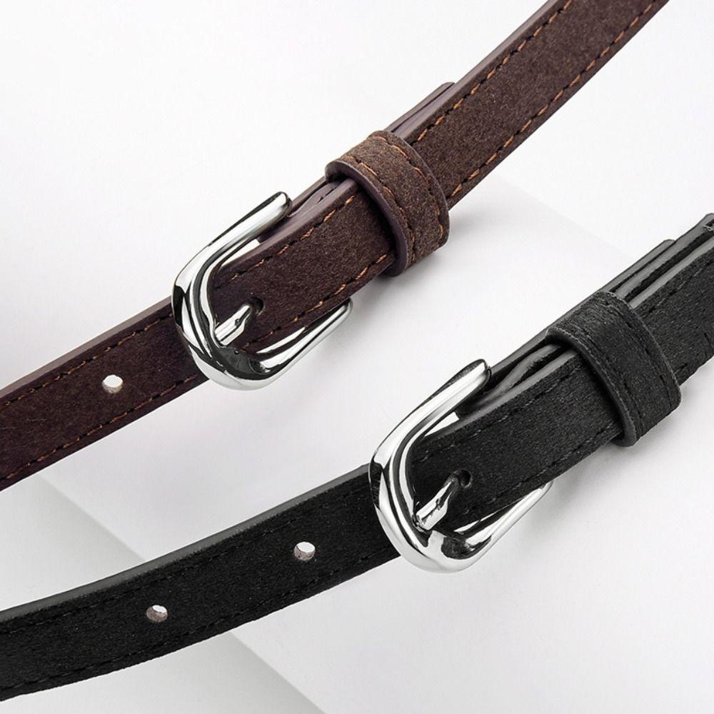 Luxury Design Business Waist Belt Casual Waistband Trendy Suede Leather Belt For Women
