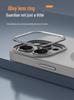 MagSafe Compatible Magnetic Clear Phone Case for iPhone 15/16 Pro Max, Skin-Like Design