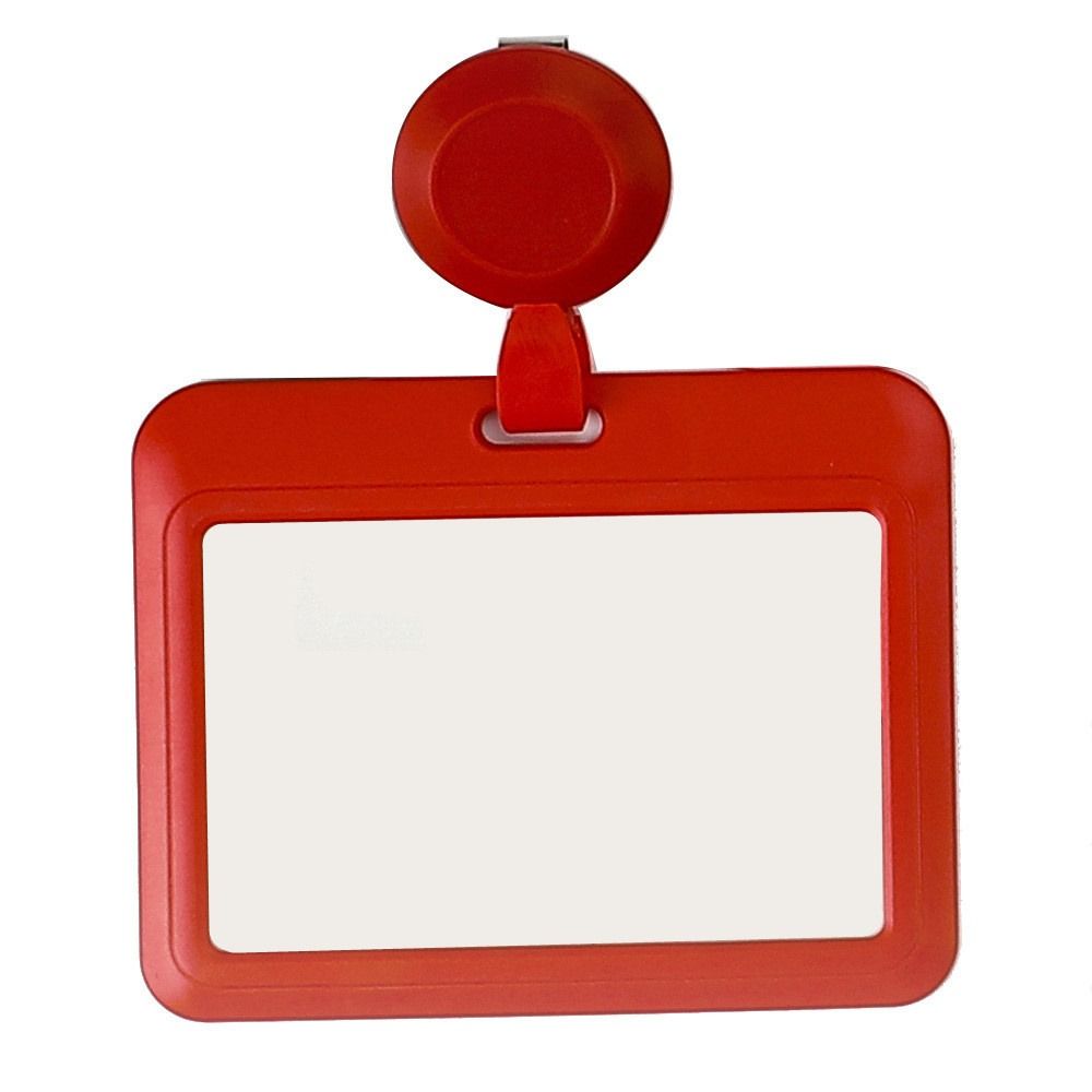 Transparent Retractable Card Cover Staff Work Name Badges Holder ID Card Holder  Employees