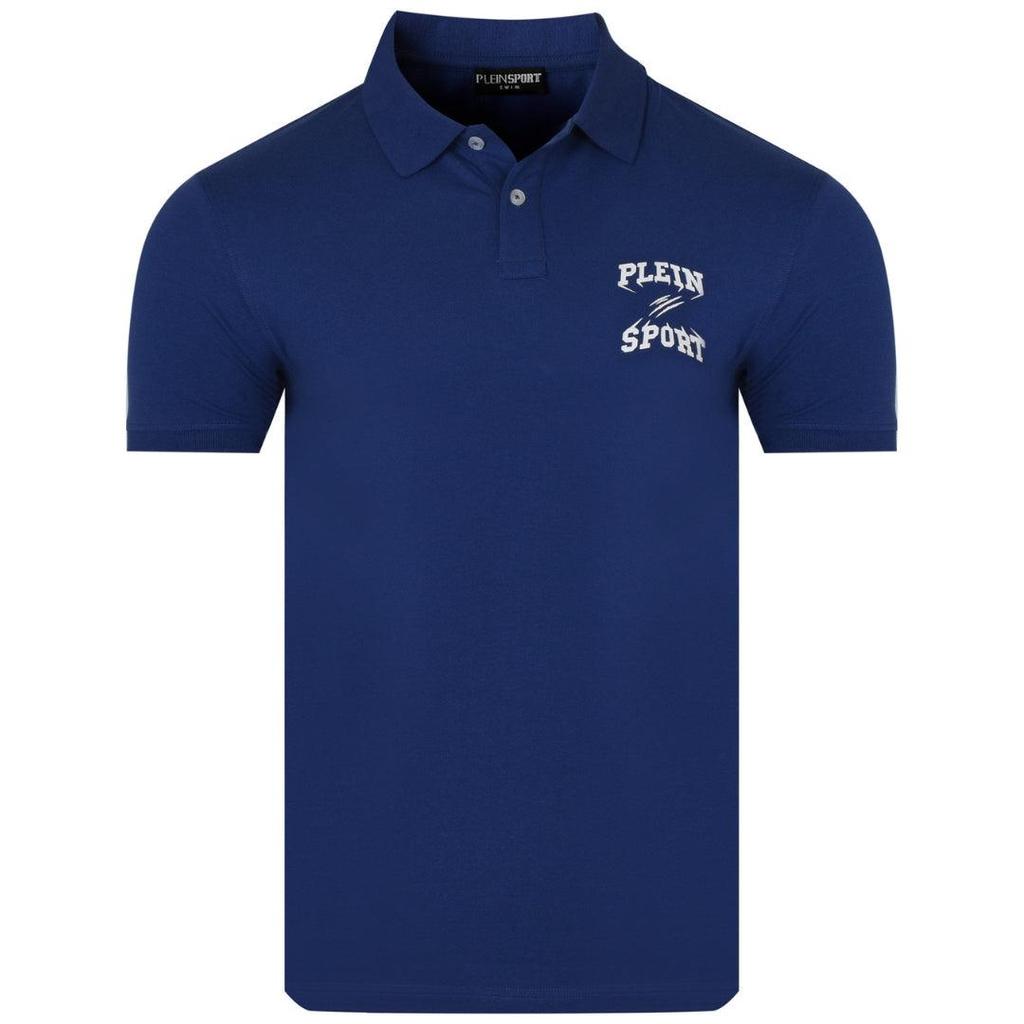Plein Sport Mens Small Logo Breathable Polo Shirt