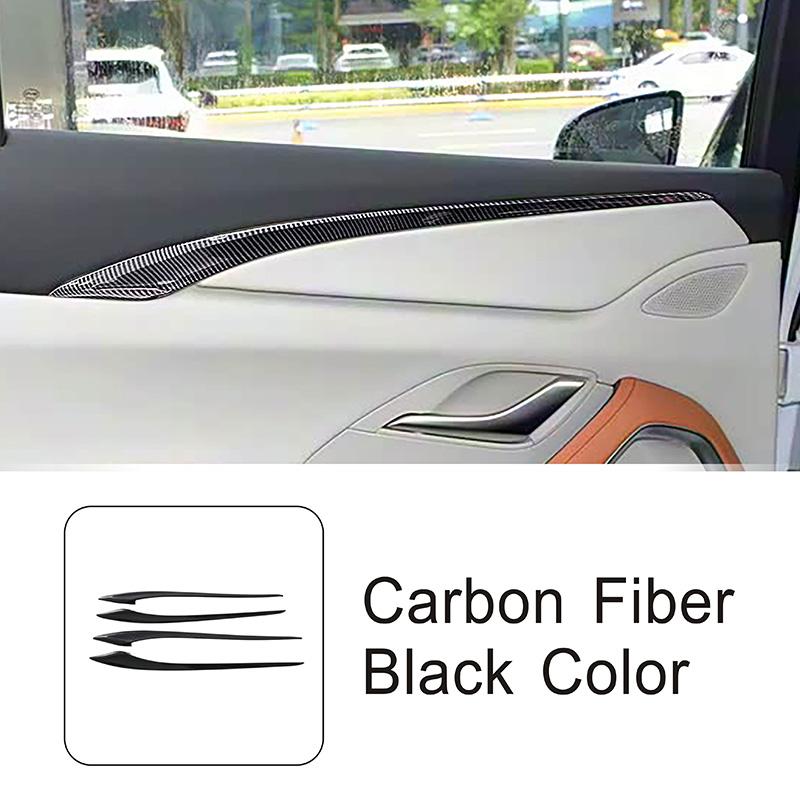 Car Styling Door Trim Strips For BYD Song Pro Carbon Fiber Color Interior Accessories