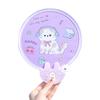 Мультяшный складной круглый веер с фотографическим отражателем портативный легкий карманный размер для путешествий на открытом воздухе
