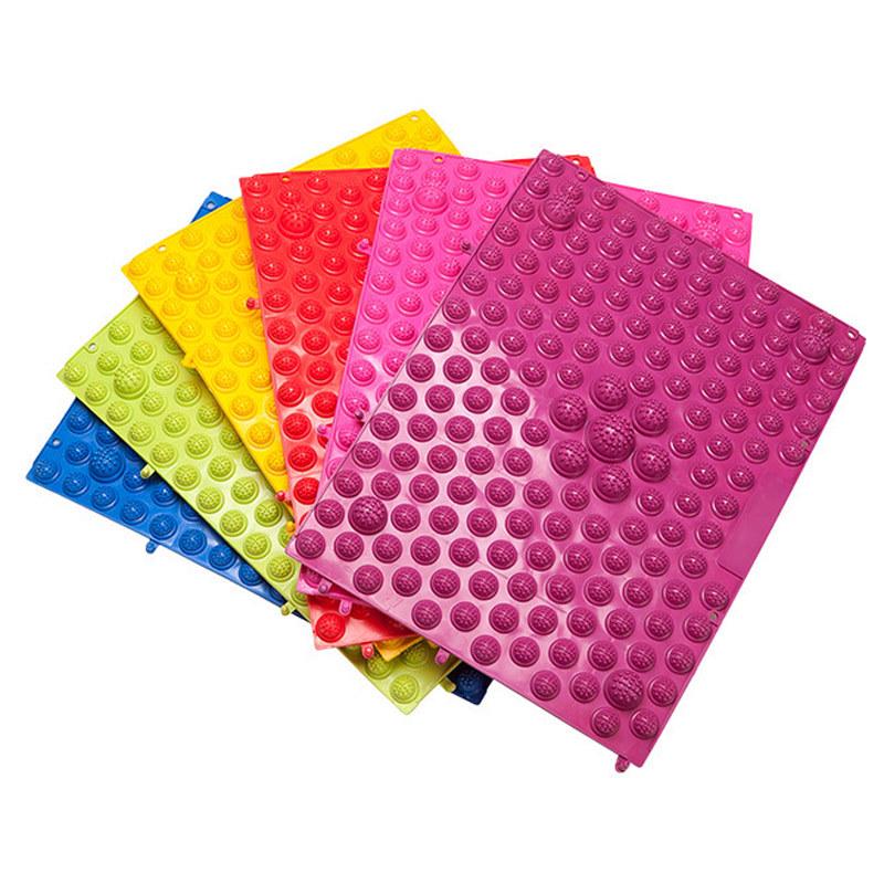 Очень большой акупунктурный коврик для массажа ног: Облегчение боли Надавливание на палец ноги Дизайн бамбуковых ростков