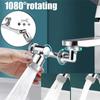 Brass Tap Extender 1080 ° Universal Washbasin Bubbler Multi-functional Rotary Nozzle Mechanical Arm
