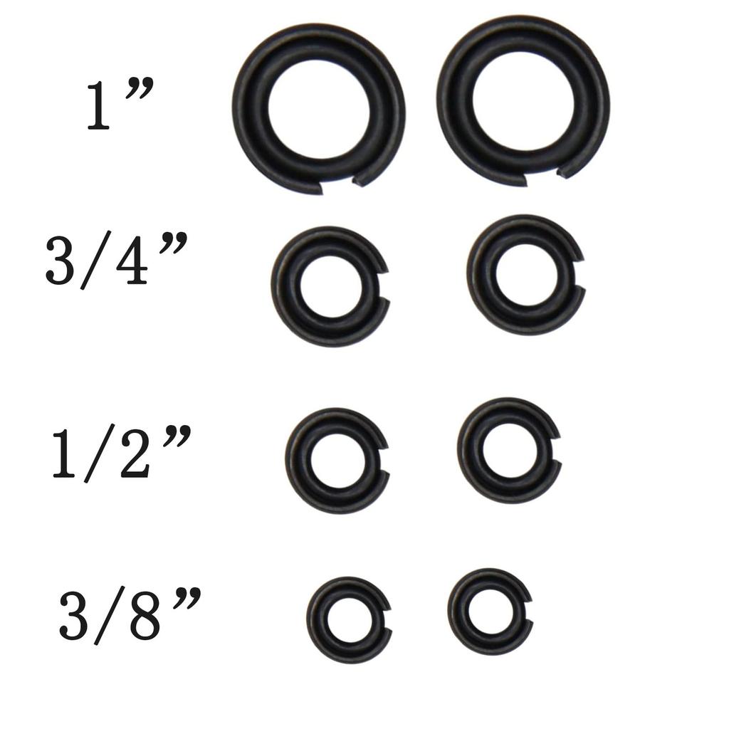 2Set Retaining Ring Clip With O-Ring Socket Impact Wrench Snap Ring 3/8" 1/2" 3/4" 1" Impact Wrench Accessories