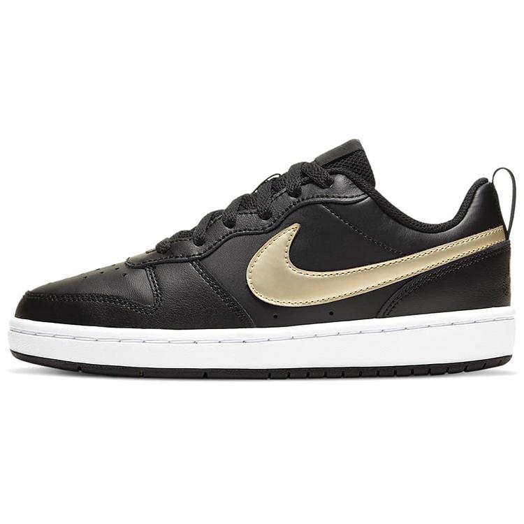 Nike Court Borough Low 2 'Black Gold' GS BQ5448-011