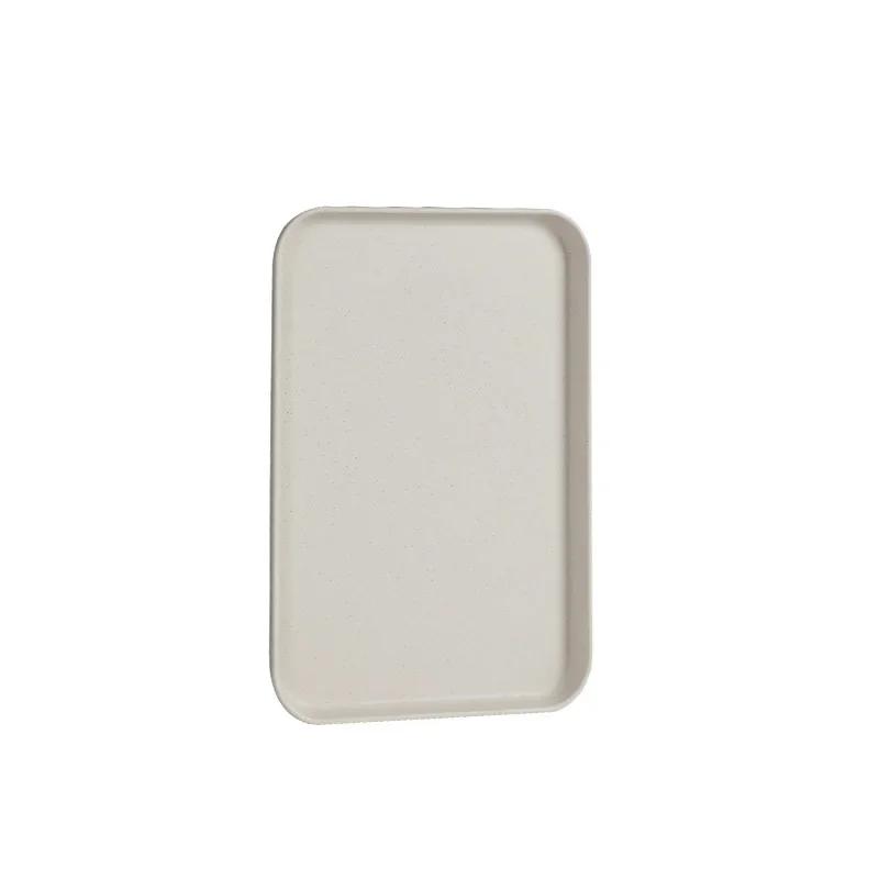 Новый Nordic PP поддон пластиковый поддон еда хлеб форма зеленый прямоугольный хранение бытовые кухонные принадлежности отель сервис поднос десерт