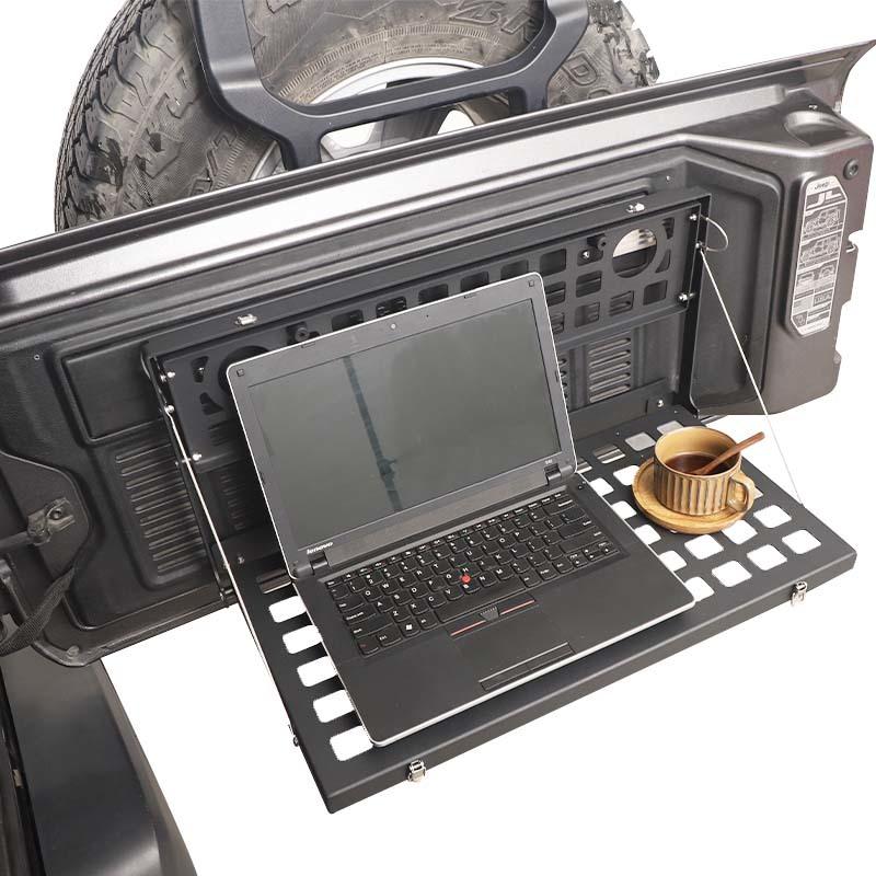 Metal Trunk Tailgate Cargo Storage Rack Foldable Shelf For Jeep Wrangler JL 2018 Up Car Accessories