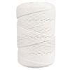 White Macrame Cord 4mmx21.9 Yards Macrame Rope Cotton Cord for Wall Hanging Plant Hangers Crafts