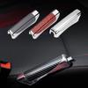 Mahogany Carbon Fiber Handbrake Handle Cover - Stylish Car Decoration