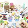 100Pcs Baby Drawing Toys Templates Coloring Board Creative Doodles Early Learning Education Toys