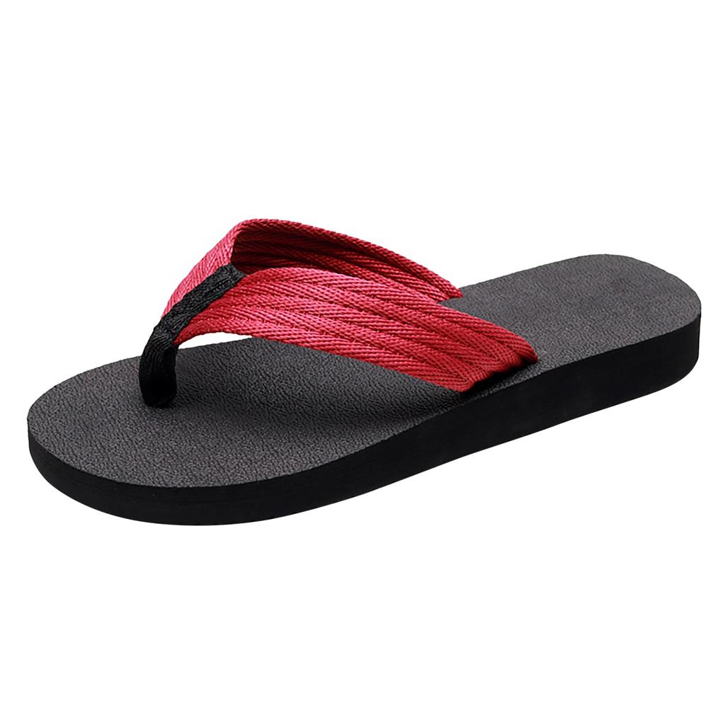 Men's Flat Flip Flops Non-slip Fashion Casual Breathable Outdoor Beach Shoes