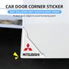 2 шт. Декор кузова автомобиля Уголок двери Наклейка от столкновений для Mitsubishi Lancer Asx Outlander Pajero l200 Galant