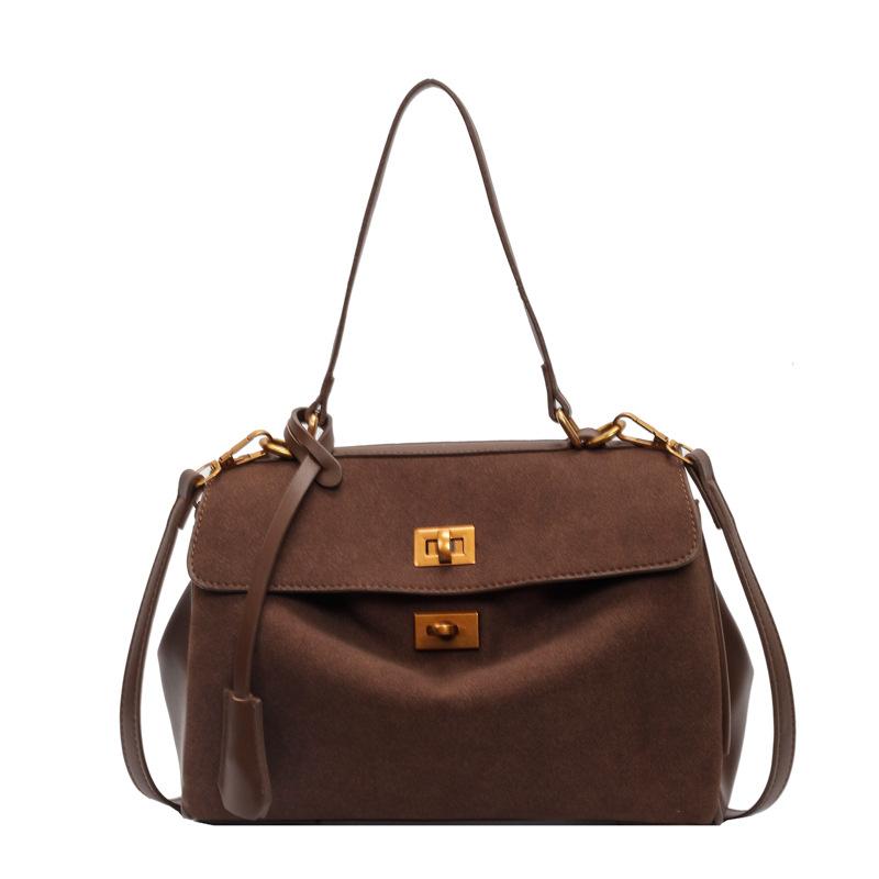 Ретро сумка для работы и поездок класса люкс, женская новая модная контрастная по цвету сумка-тоут на плечо большой вместимости