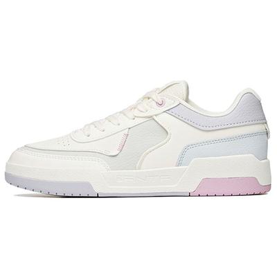 Кроссовки для скейтбординга Lifestyle Series Waffle Durable Breathable Low-Go Women Sneakers White Gray Purple 922118081-1