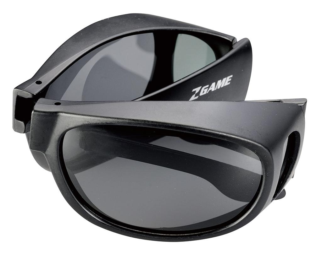 Z GAME Складная поляризационная салфетка для чистки солнцезащитных очков и очков, для ношения поверх очков, солнцезащитных очков, Чехол, Полужесткий кейс, (КОРИЧНЕВЫЙ)