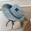 Lightweight Denim Bucket Hat Sunscreen Fisherman Hat Soft Western Cowboy Hat  Women