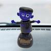 New Solar Power Funny Swinging Boy Doll Car Interior Dashboard Ornament Decor Solar Toy Gift