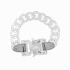 1017 ALYX 9SM Transparent Acrylic Industrial Bracelet with Titanium Steel Safety Buckle