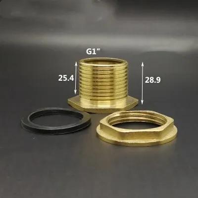 Различные 1/2" 3/4" 1" BSP Резьбовые Латунные Фитинги-Переходники для Подключения к Резервуару для Воды, Фитинги для Отверстий в Резервуаре, Соединители, Адаптеры для Дома и Сада, Сливные Фитинги
