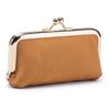 New Niche Change Bag Mini First-layer Cowhide Storage Bag Women's Fashion Mouth Red Envelope Small Clip Bag Tide