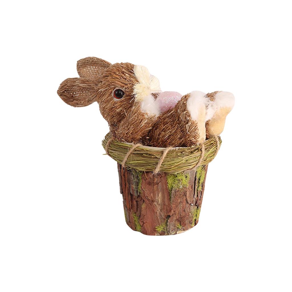 Пасхальные Украшения Милый Стиль Пасхальный Кролик Домашние Ремесла Украшения