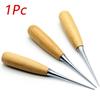 1PC Craft Tent Sewing Sewing Awl DIY Wooden Handle Hand Tools Stitcher Leather Manual Leather Tools