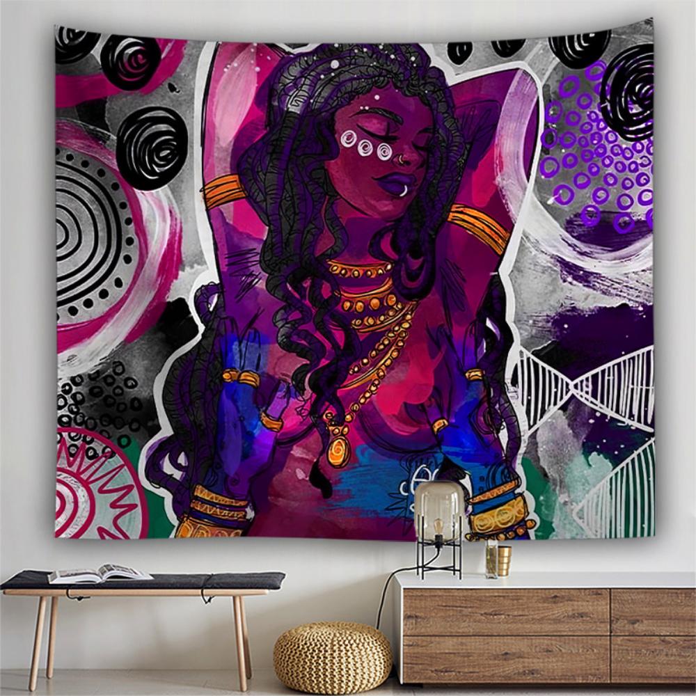 Богемная подвесная ткань, обои для комнаты, спальни, фоновый гобелен, персонализированный гобелен, украшение для гостиной, живопись