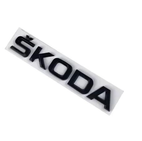 JIYQ3 ABS Letter Emblem Sticker for Skoda RS Fabia Yeti Superb Octavia Kodiaq Karoq Tour Rapid Car Rear Trunk Badge Auto Accessories