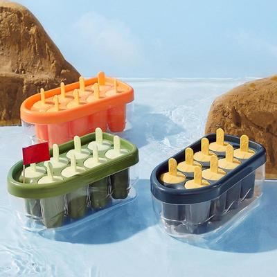 Инструменты для мороженого. Самодельная машина для замороженного мороженого на 8 отверстий с контейнером для хранения. Формы для мороженого своими руками для детей.