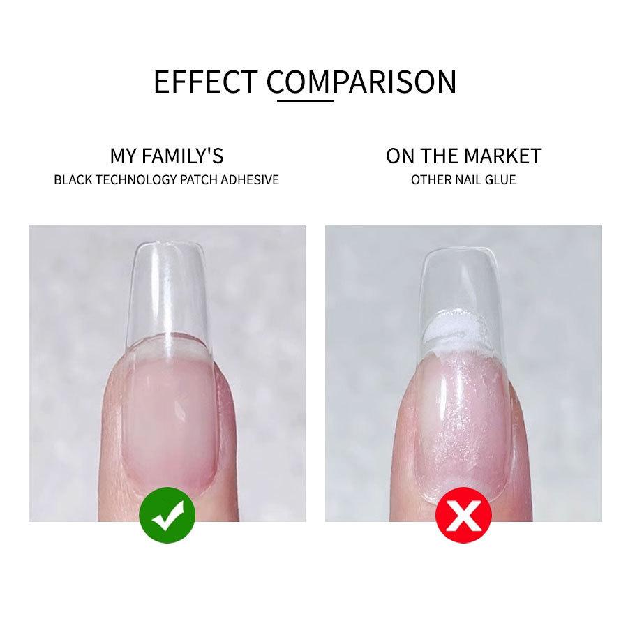 Профессиональный салонный клей для наращивания ногтей, твердый клей для нейл-арта, клей в тюбике для накладных ногтей, акрила и типсов