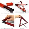 Car Triangle Reflective Tripod Emergency Breakdown Warning Reflective Sticker Safety Hazard Foldable Stop Sign Car Accessories