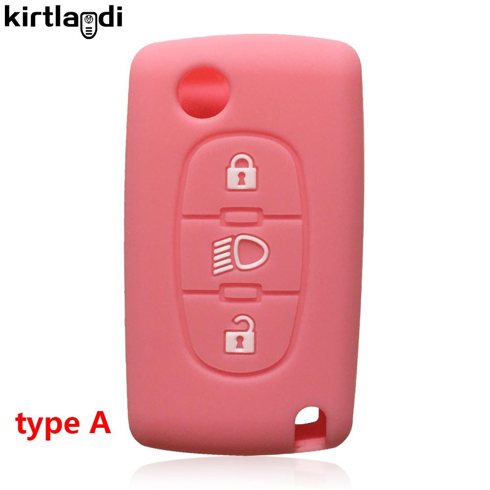 Для Fiat Scudo для Opel Combo для Peugeot Rifter 2020 207 208 307 308 407 408 5008 308SW 2008 для Citroen C4 Чехол-кожура для ключа