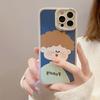 Cartoon Couple Iphone15 Apple 16 Mobile Phone Case 14pro Matte Soft 11 Suitable for Xs Max Cute