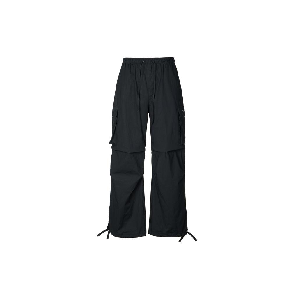 Nike Спортивные брюки с логотипом, однотонные, удобные, повседневные, рабочие, женские, черные, белые IB1059-010