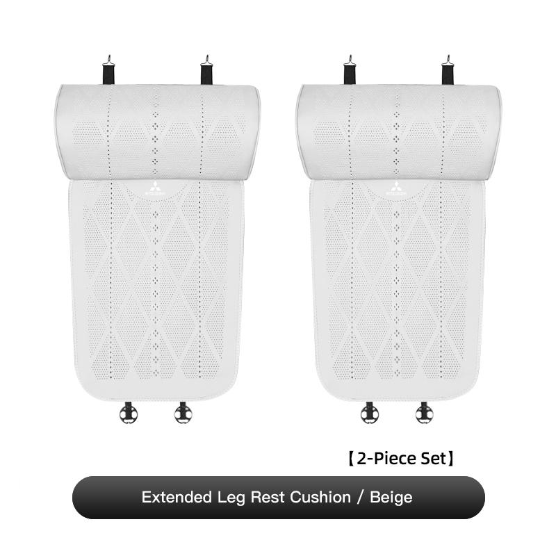 Leather Car Seat Leg Extension Support Cushion For Mitsubishi Lancer Ralliart ASX Mirage Pajero Xpander Attrage L200 Eclipse