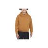 Nike Sportswear Icon Fleece Logo Print Hooded Loose Fit Sweatshirt Kids Sweatshirt Ginger-Yellow DX5142-754
