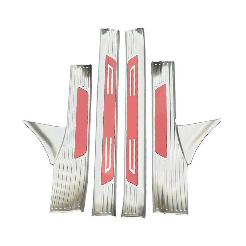 Для Toyota Corolla E210 2022 2023 Нержавеющая сталь накладка на порог автомобиля из нержавеющей стали, накладка на педали