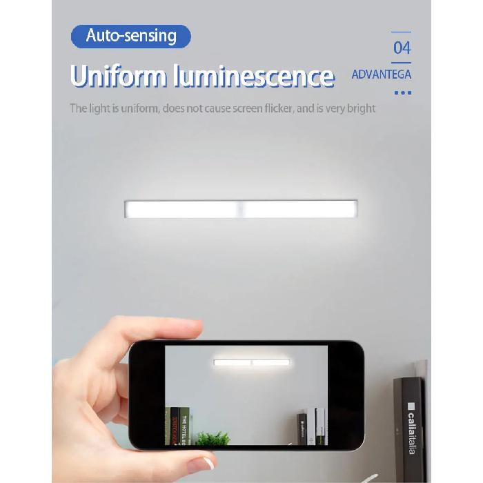 SEAMETAL Wireless Led Sensor Light for Car Trunk Adjustable Brightness Motion Sensing Light 3-Color USB Charging Night Lamp