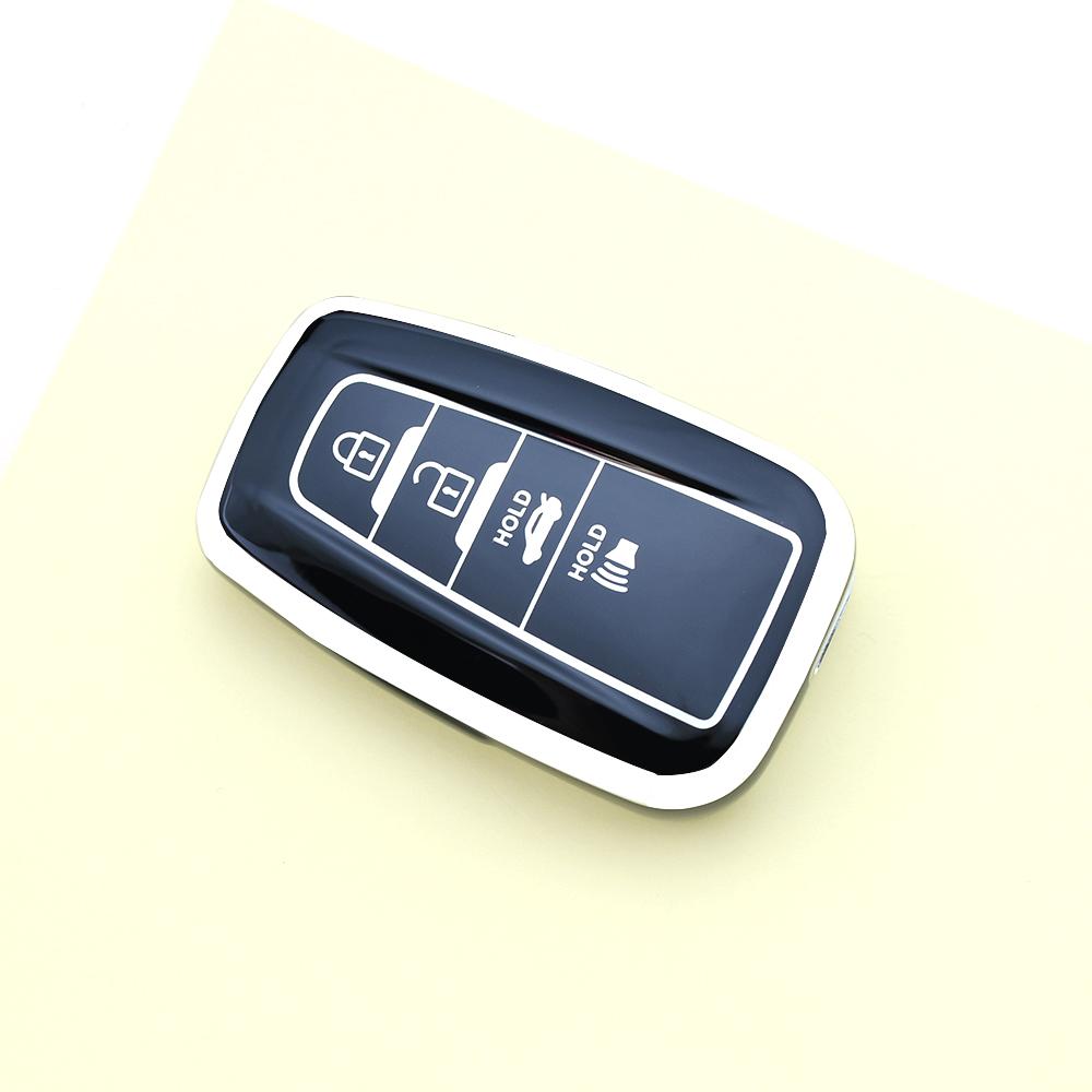 Tpu Auto Shell Fob Car Key Case Cover Keychain Accessories For Toyota Prius Camry Corolla Chr C-Hr Rav4 Land Cruiser Prado