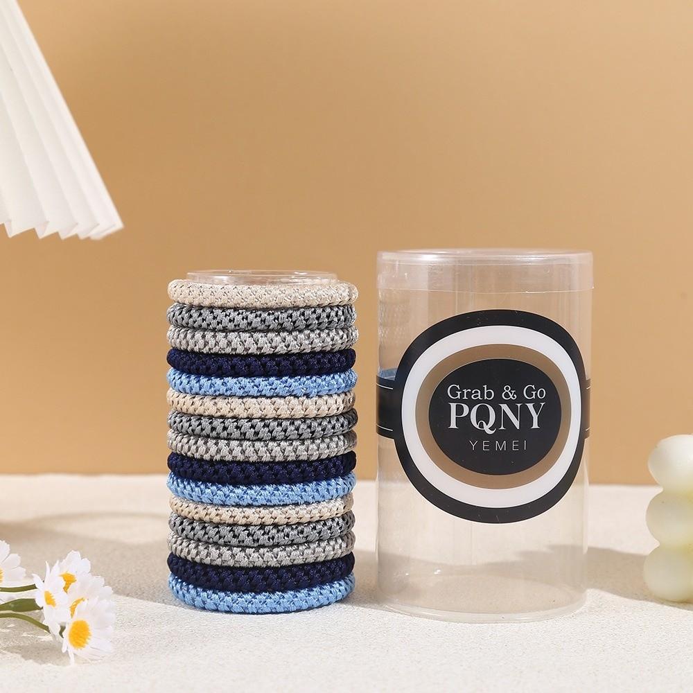 15Pcs/Set Braided Twisted Hair Ties High Elastic Hair Rope New Ponytail Hairbands Women Girls