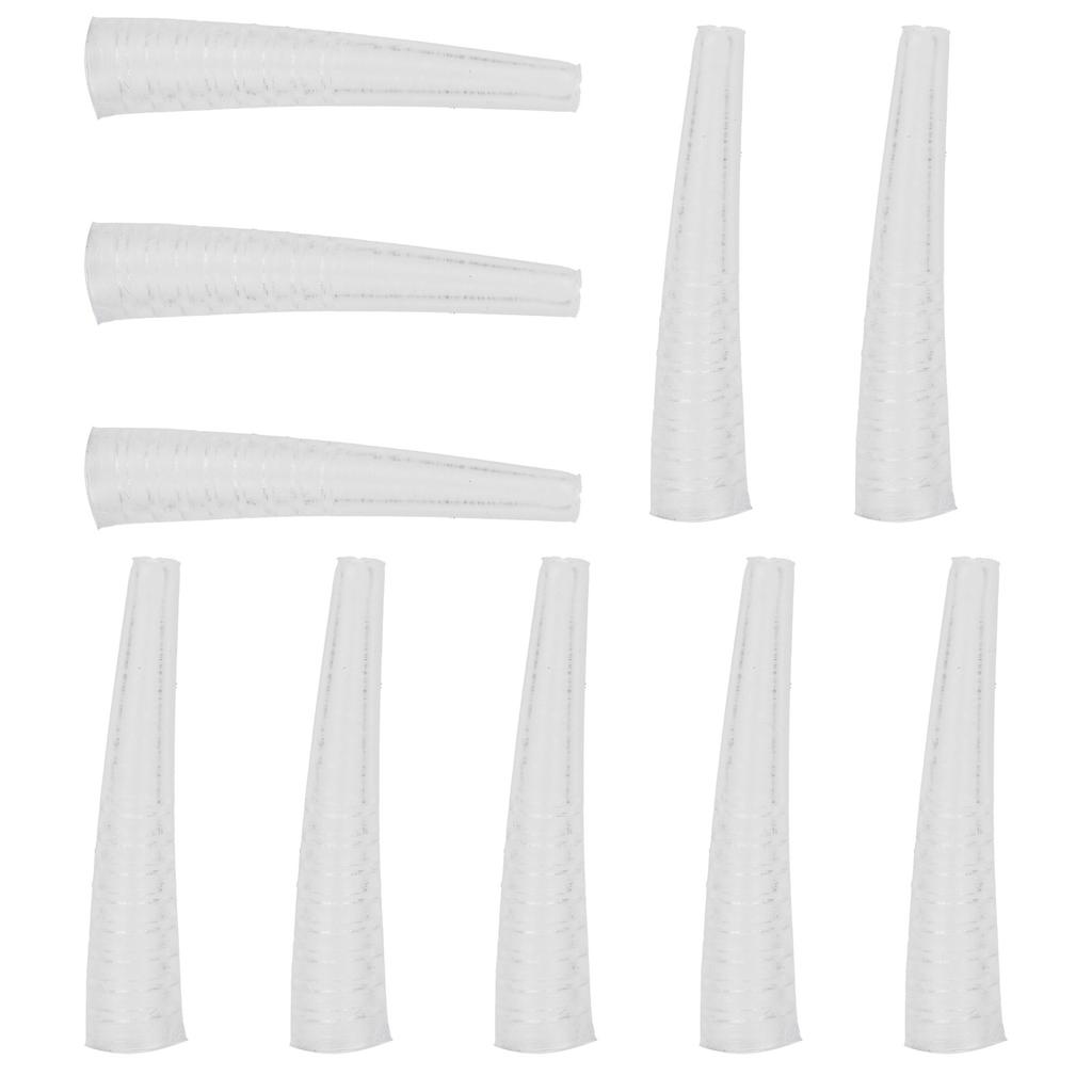 10pcs Tweezers Protective Covers AntiDust NonSlip Eyelashes Grafting Tweezer Tip Cover