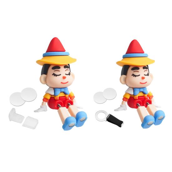 Yousheng Трясущийся ножками человечек Декор приборной панели автомобиля Креативная настольная фигурка Гипнотическая качающаяся нога Игрушка Подарок для любителей украшения автомобиля